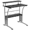 Flash Furniture Black Desk, Chair, Cabinet Set BLN-CLIFAPX5L-BK-GG - alternate 9